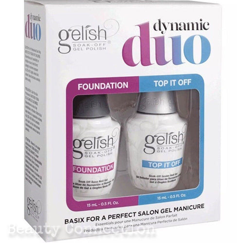Gelish Dynamic Duo Soak-Off Gel Polish - Foundation & Top It Off