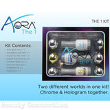 Aora The 1 Kit 10-Piece Chrome & Hologram Powder Kit