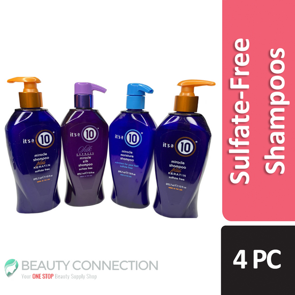 It's A 10 Miracle Sulfate-Free Shampoo 10 oz 4 PC Set
