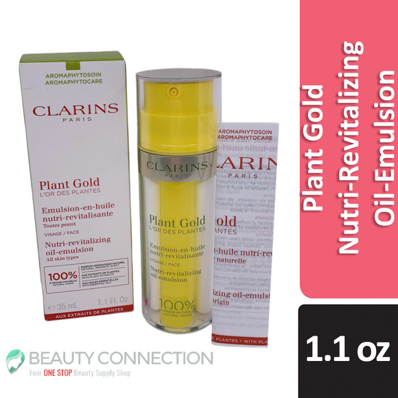 Clarins Plant Gold Nutri-Revitalizing Oil-Emulsion 1.1 oz