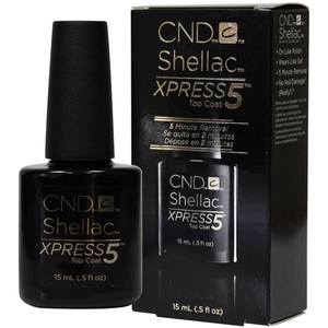 CND Shellac Xpress5 Nail Top Coat (5-Minute Removal) - 0.5oz