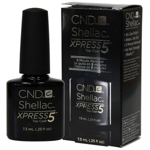 CND Shellac Xpress5 Nail Top Coat (5-Minute Removal) - 0.25oz/7.3ml