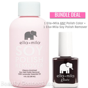 Ella+Mila Bundle Deal: ANY Nail Polish Color + Soy Polish Remover