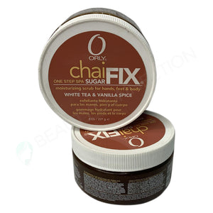 Orly Chai Sugar FIX Exfoliating Moisturizing Scrub for Hands, Feet and Body 8 oz